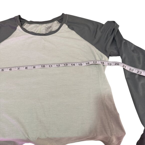 The North Face Flashdry Womens Light & Thyme Green Stretch Long Sleeve Size L - Picture 5 of 7